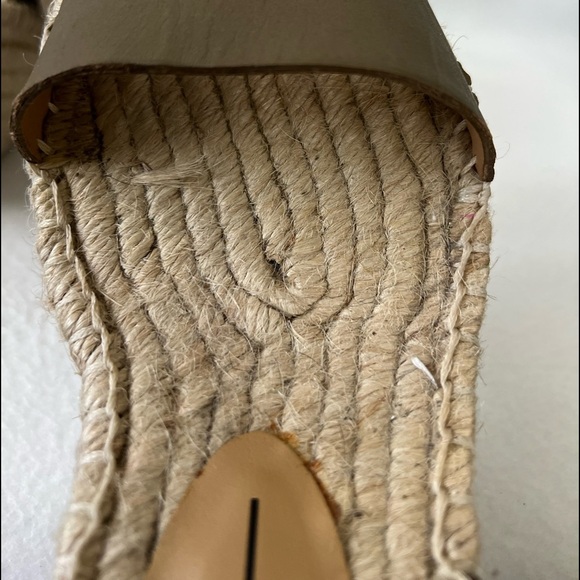 Dolce Vita Size 8 Beige Heeled Espadrille Sandals - Picture 15 of 16